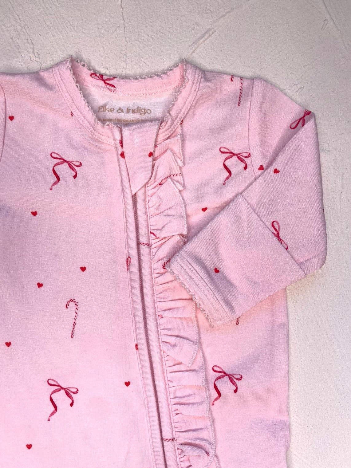 Candy Christmas Bamboo/Organic Cotton Growsuit