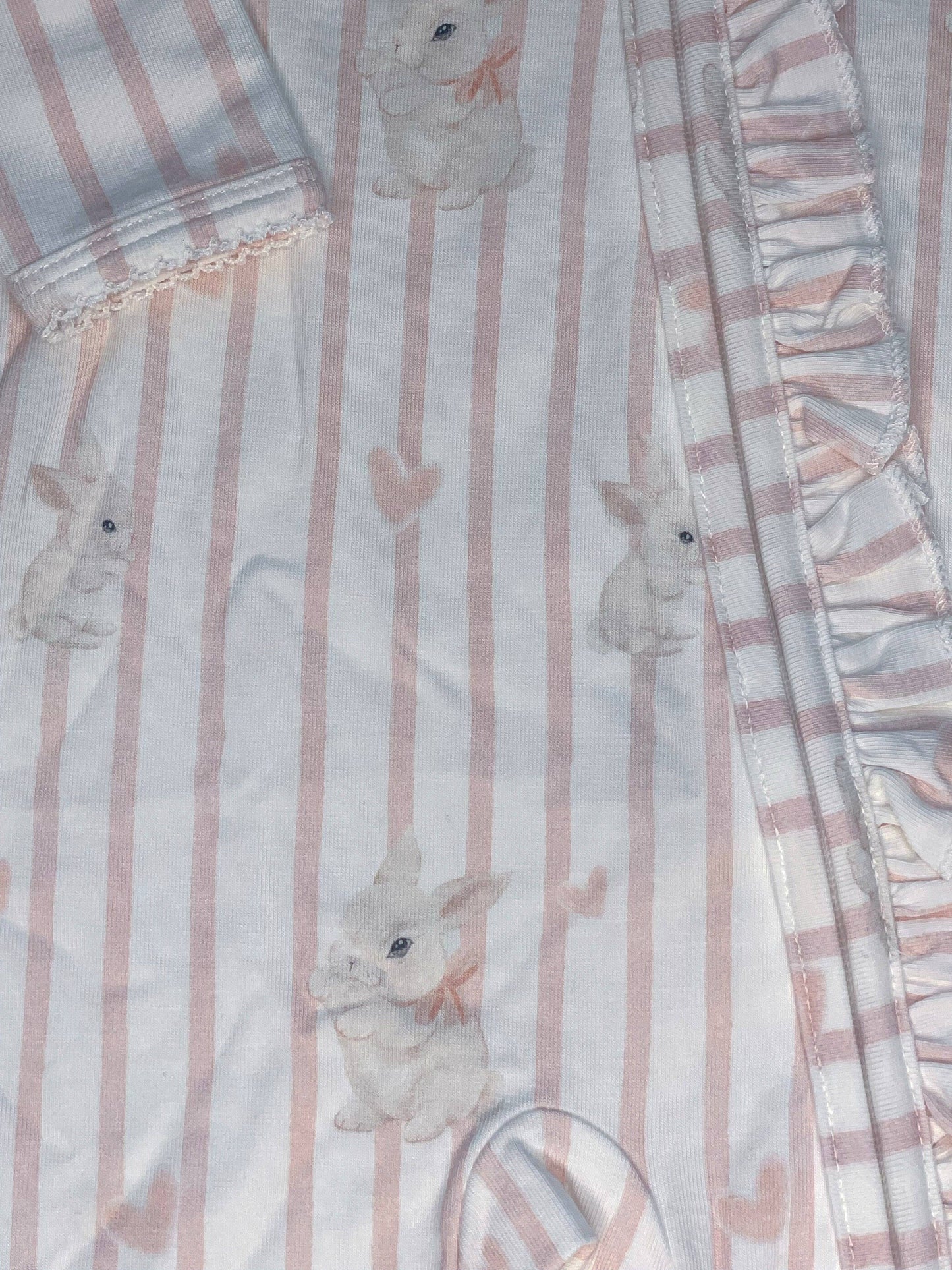 Bunny Love Bamboo/Organic Cotton Growsuit