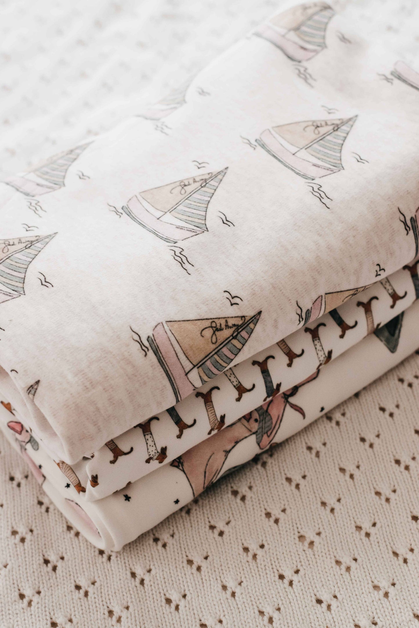 Jersey Swaddle: Sail Away