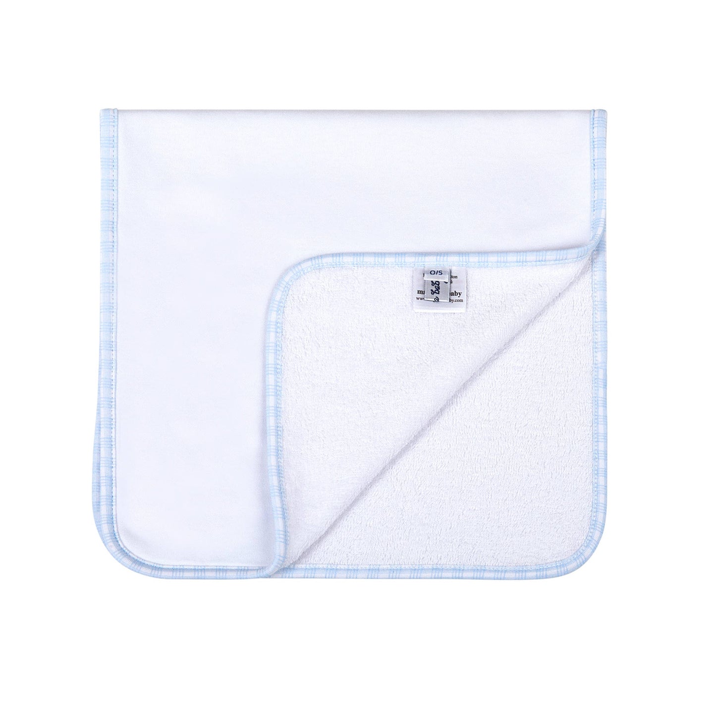 New Beginnings Blue Burp Cloth