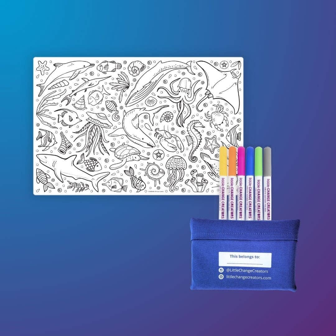 SPLASH! Pocket Silicone Colouring Mat