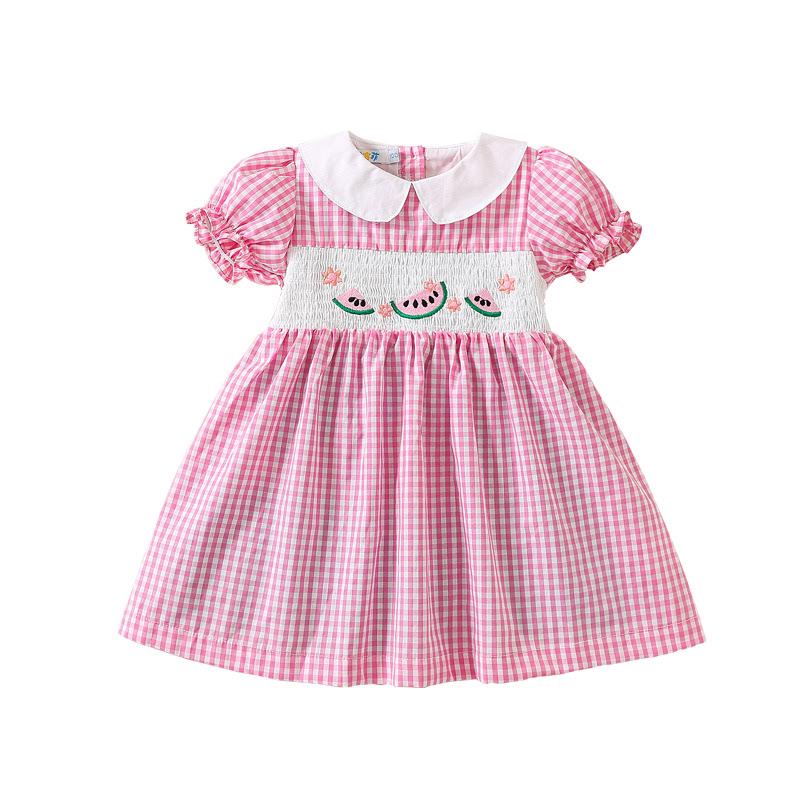 Watermelon Days Smocked Dress