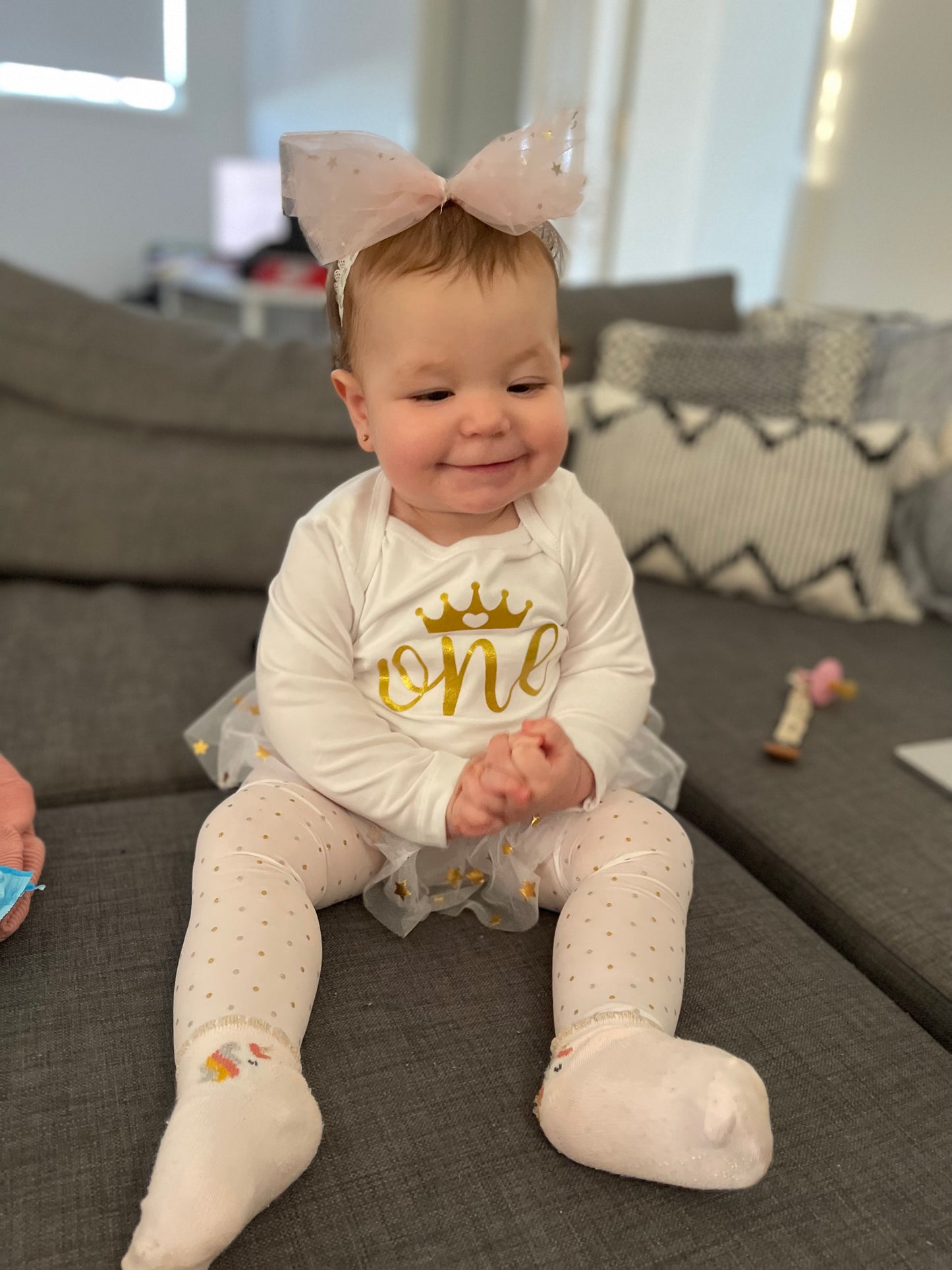 Golden Girl 1st Birthday Dress