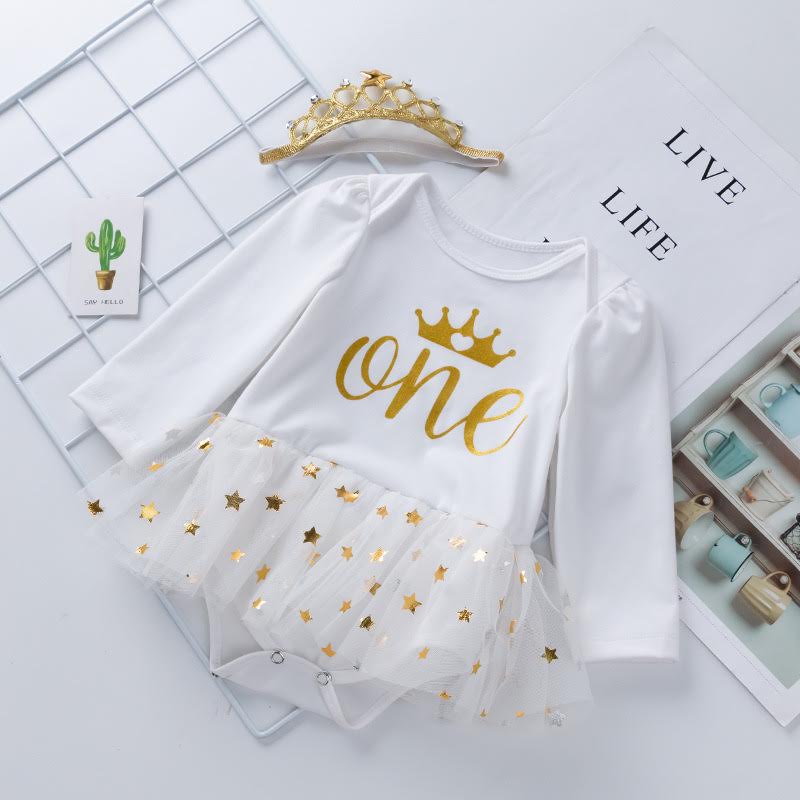 Golden Girl 1st Birthday Dress