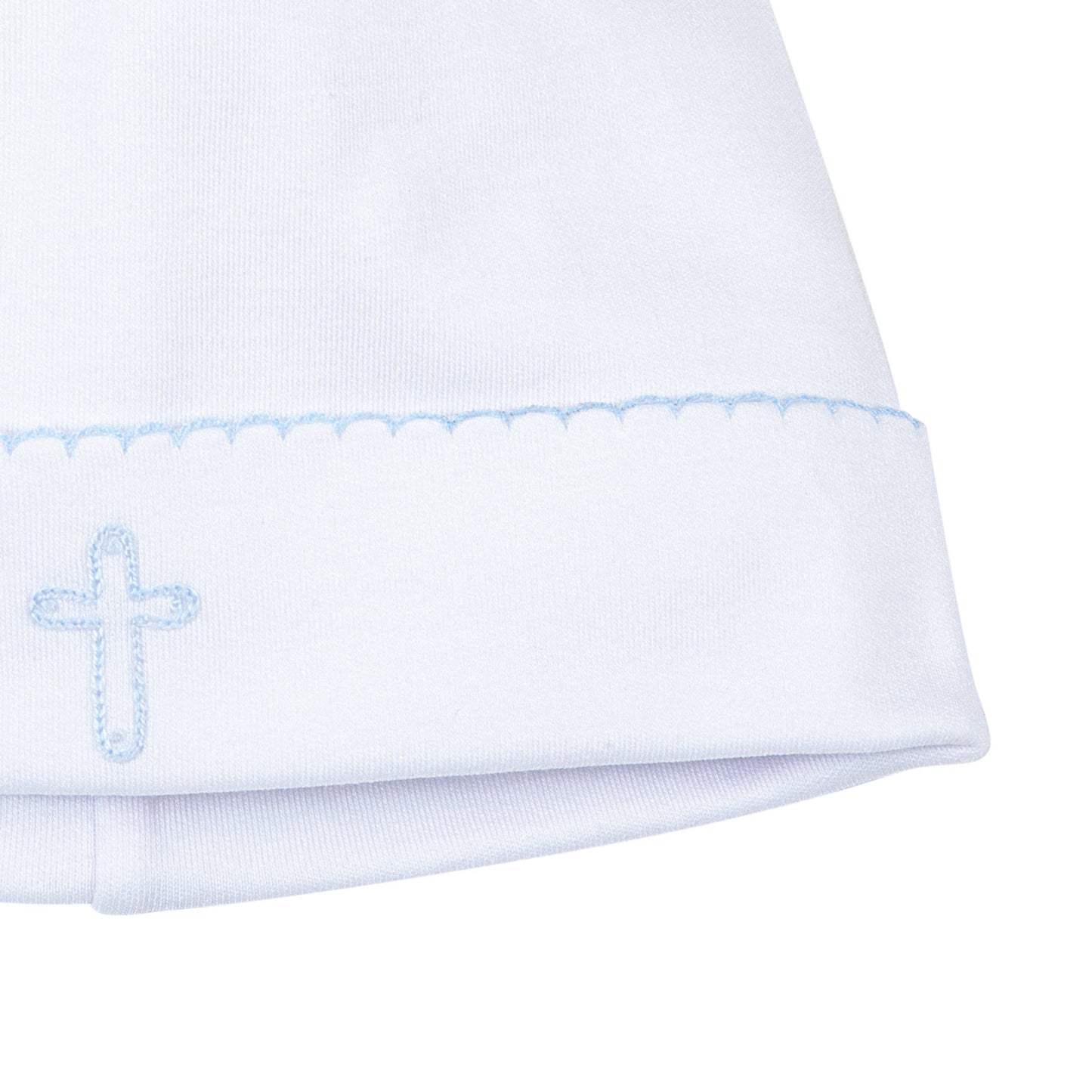 Blessed Embroidered Hat - Blue