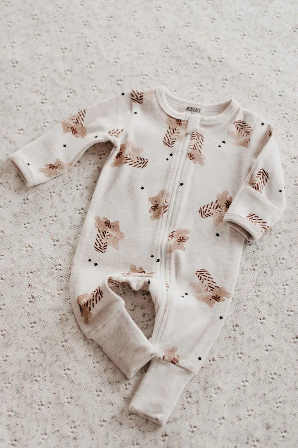 Bencer & Hazelnut Peshal Christmas Bear Zip Suit