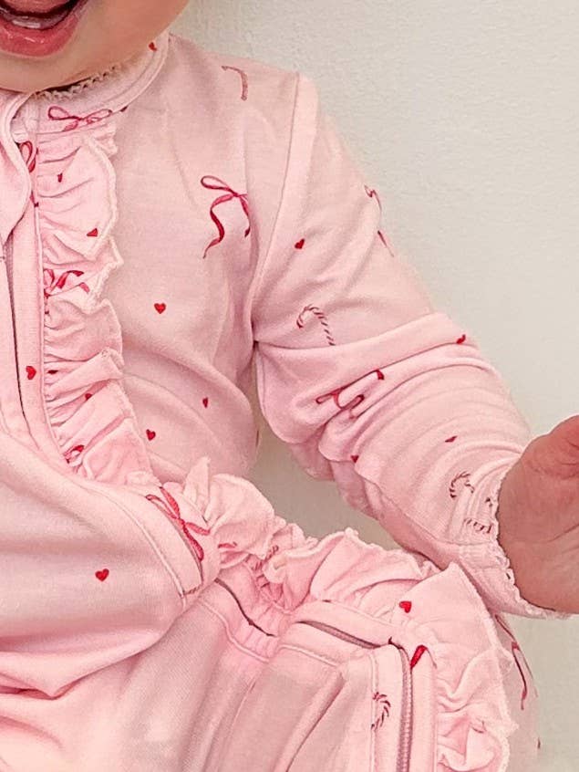 Candy Christmas Bamboo/Organic Cotton Growsuit