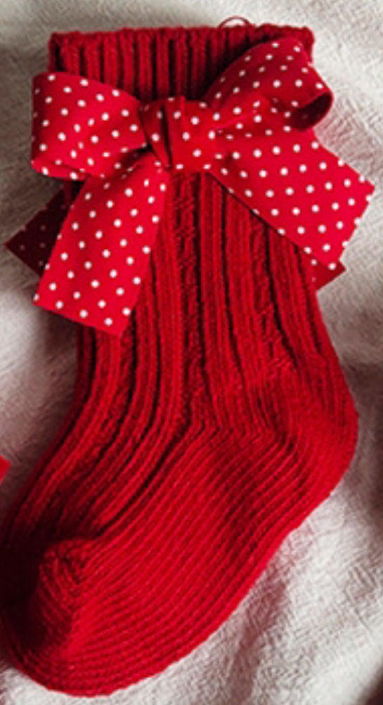 Christmas Baby Knee High Socks
