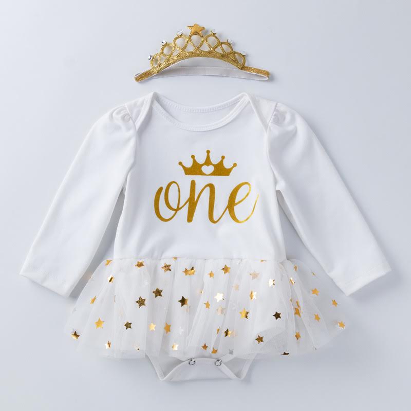 Golden Girl 1st Birthday Dress