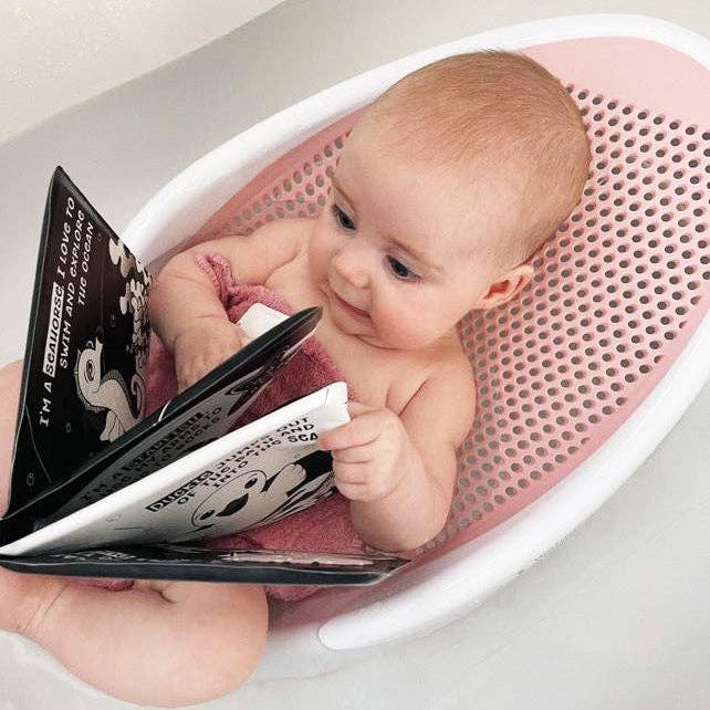 Duckie Goes On An Adventure Black and White Bath Book