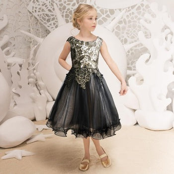 Mary’s Black & Gold Dress