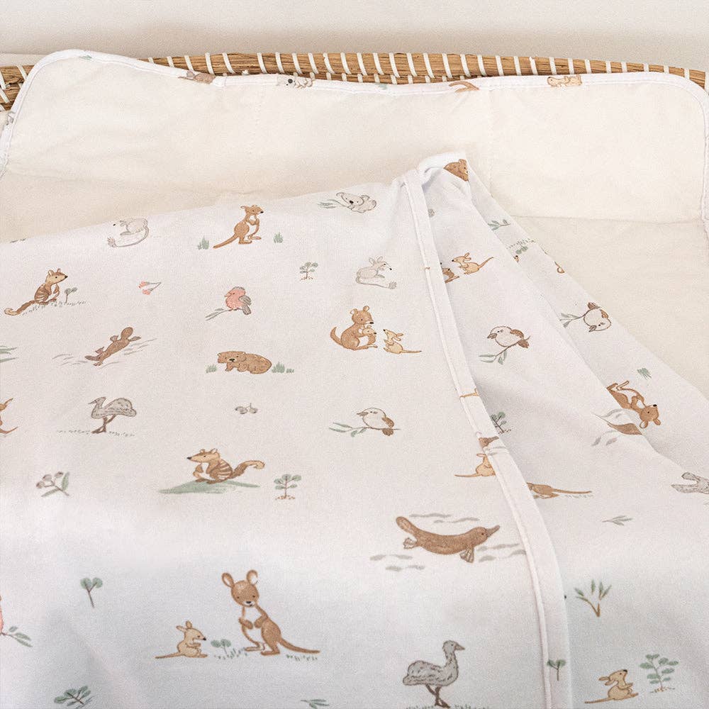 2 Pack Organic Swaddle Wraps - Australiana
