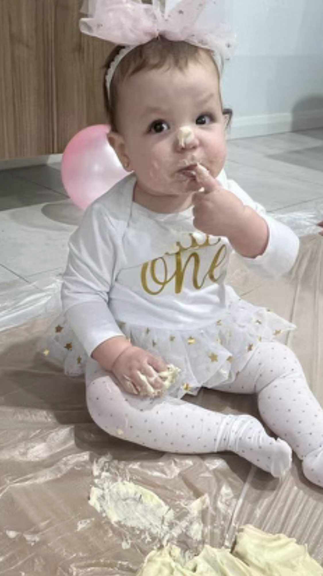 Golden Girl 1st Birthday Dress