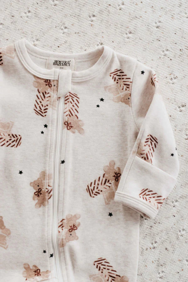 Bencer & Hazelnut Peshal Christmas Bear Zip Suit