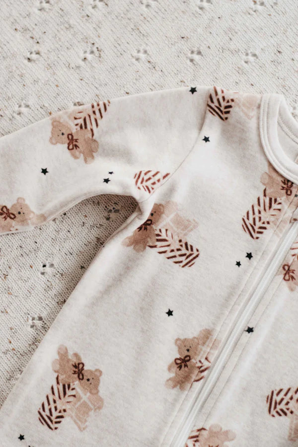 Bencer & Hazelnut Peshal Christmas Bear Zip Suit