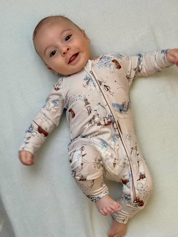 Artic Ocean Zippy Romper