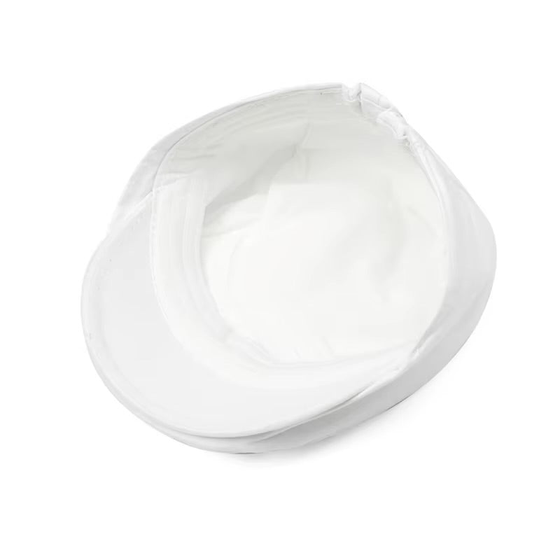 Baby Boy White Cotton Cap