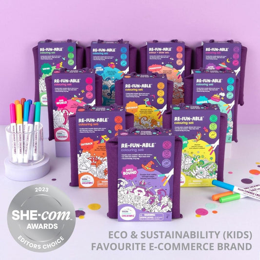 Little Change Creators Re-FUN-able™Colouring Set Collection