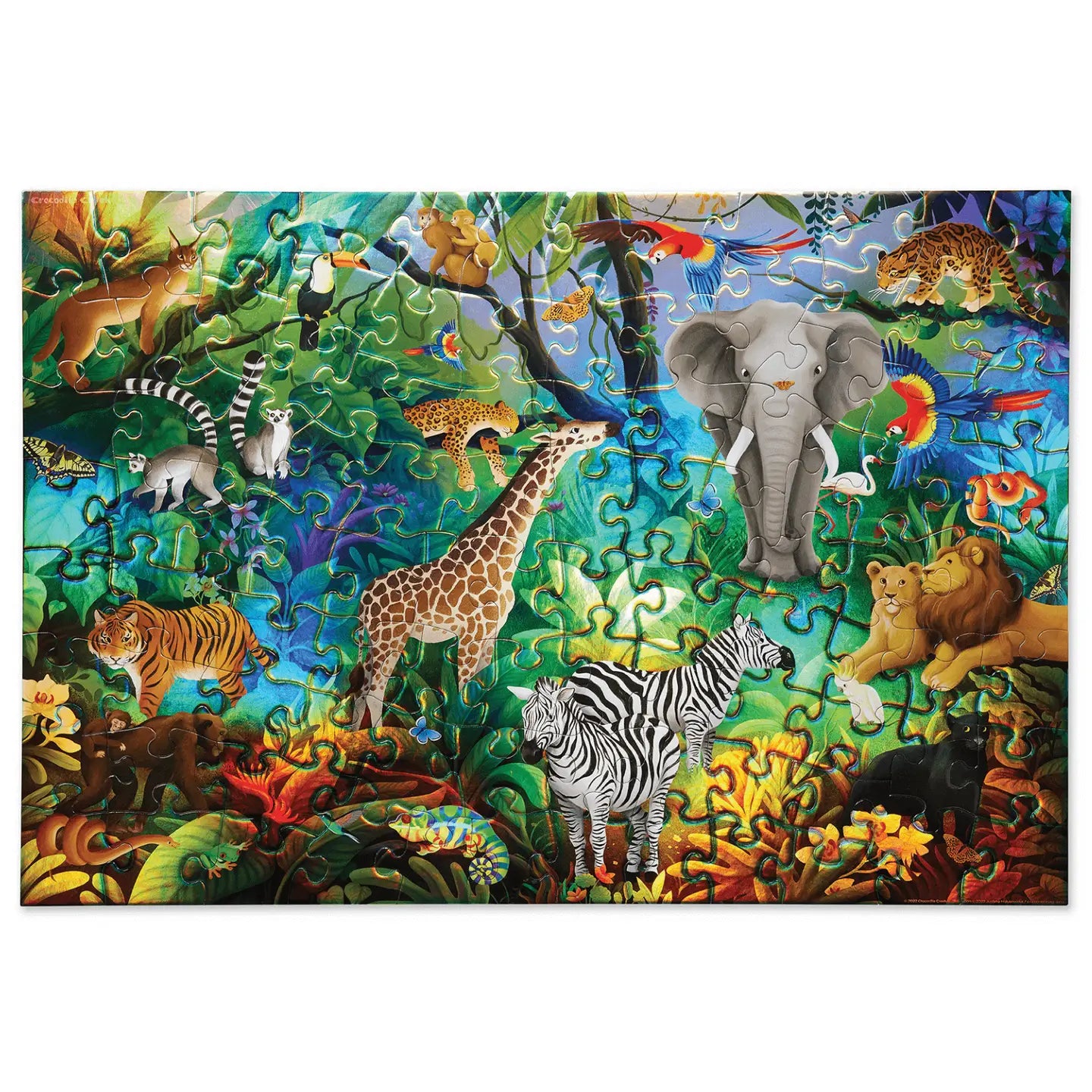 Jungle Paradise Holographic Puzzle 100pc