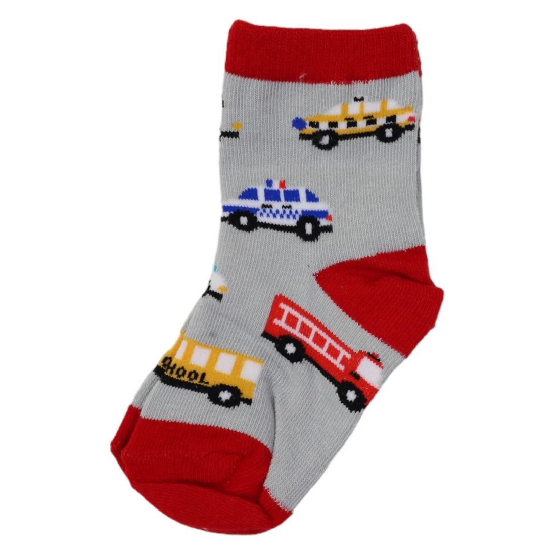 Cars & Dinosaurs Socks 3 pack assorted