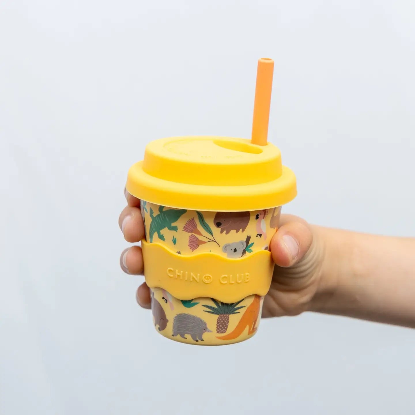 Baby Chino Bamboo Reusable 4oz/8oz Cups & Straws from