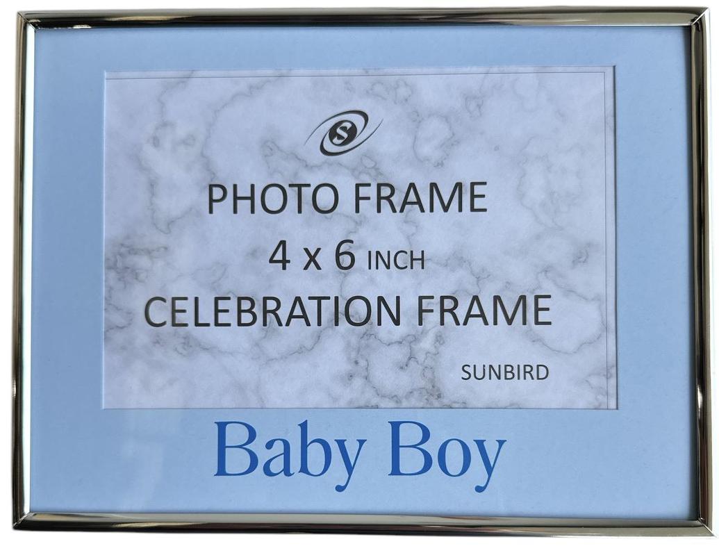 Baby Boy Blue Photo Frame 4x6”