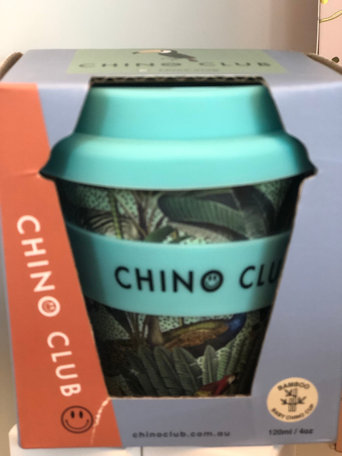 Baby Chino Bamboo Reusable 4oz/8oz Cups & Straws from