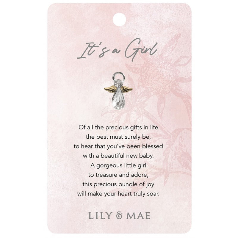 It’s A Girl - Angel Pin