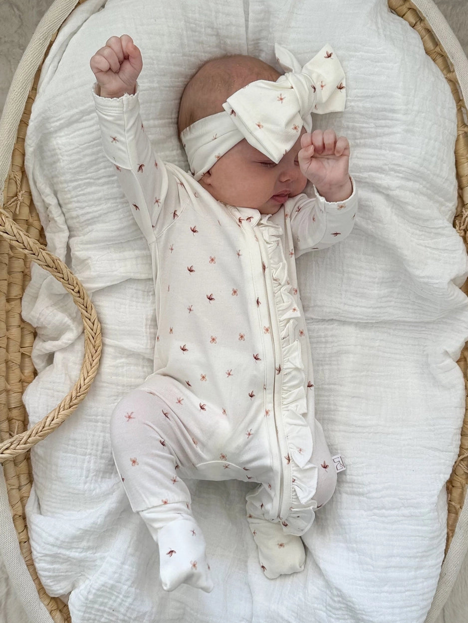 Bamboo Organic Cotton Oakleigh Onesie - Audrey