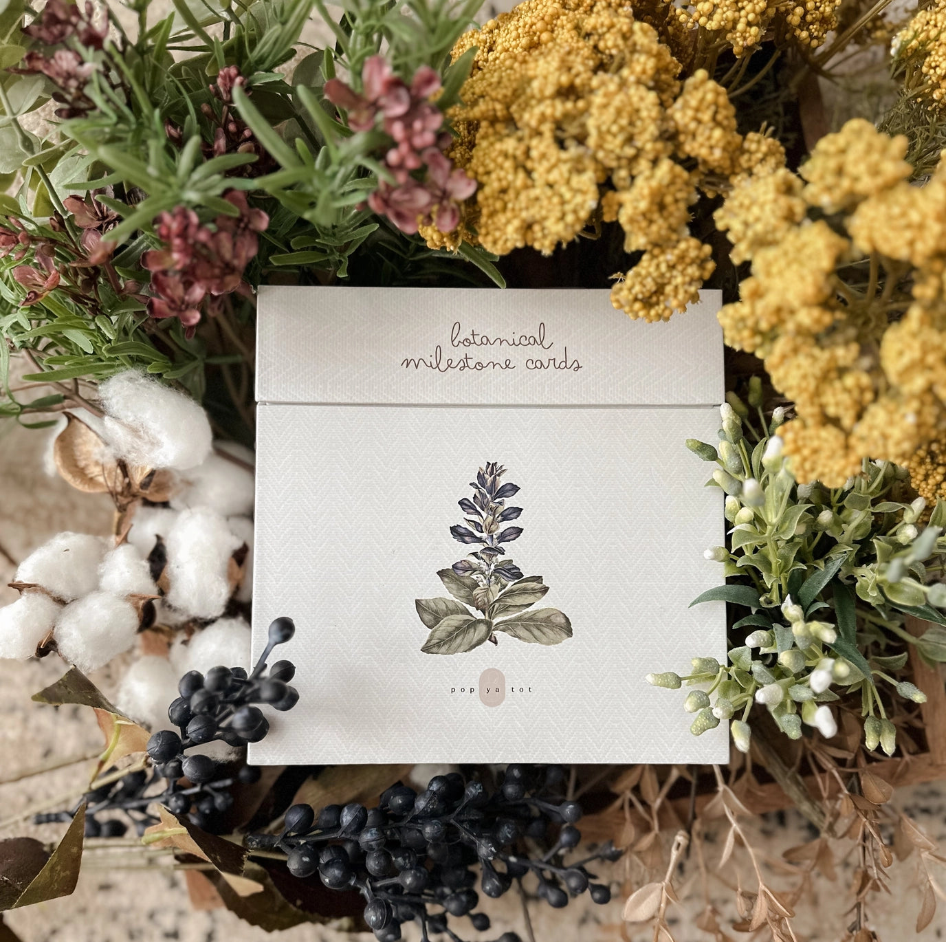 Botanical Milestone Cards