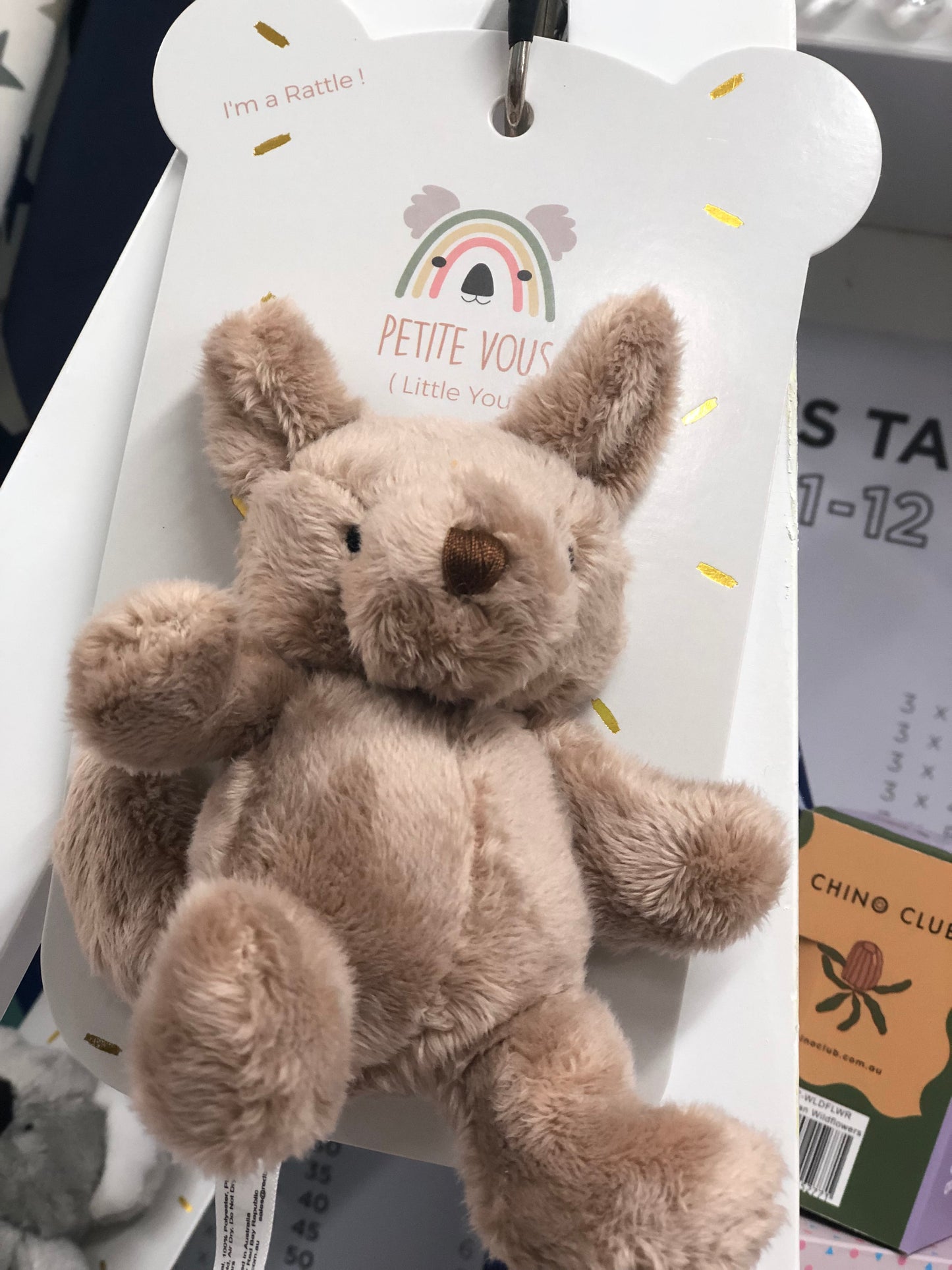Petite Vous Jojo Kangaroo Rattle