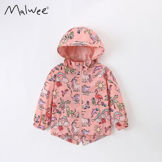 Pink Mirage Rain Jacket