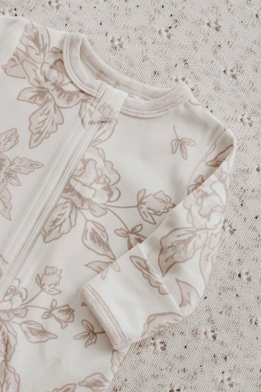 Rose Zipsuit & Beanie
