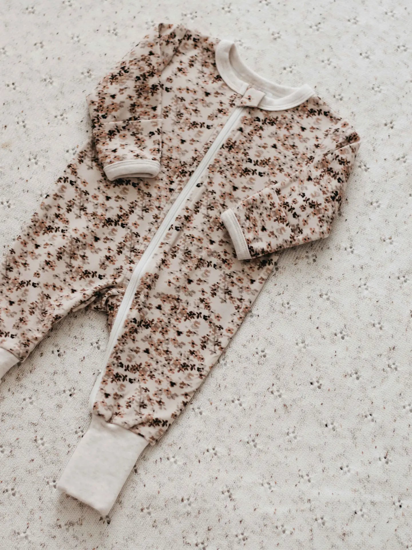 Petals Zipsuit & Beanie from