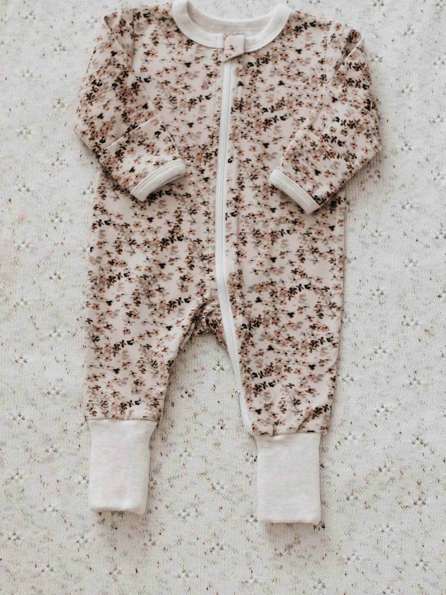 Petals Zipsuit & Beanie from