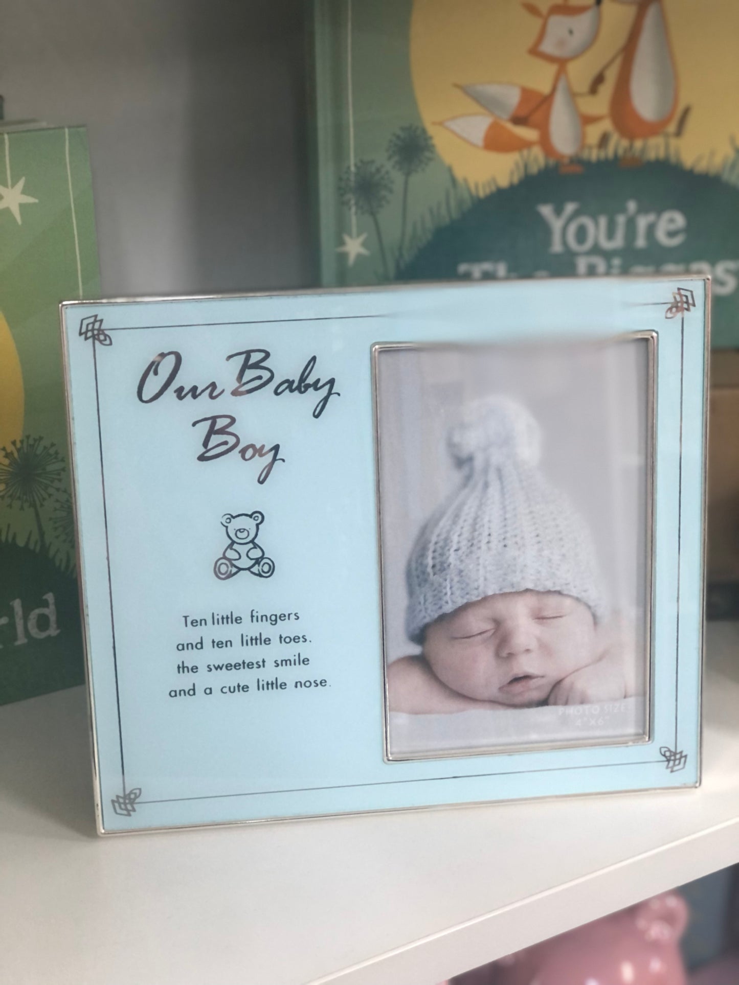 Baby Boy Engravable Photo Frame