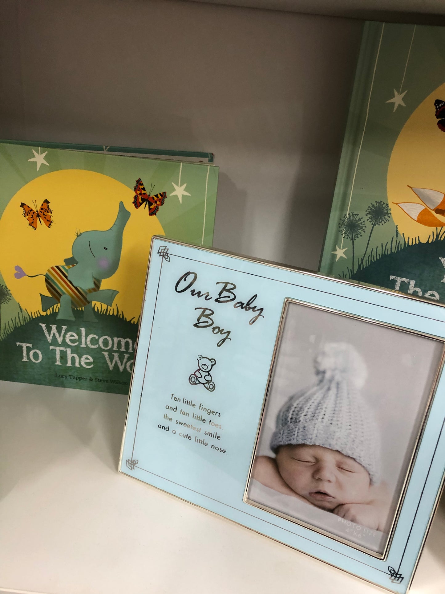Baby Boy Engravable Photo Frame