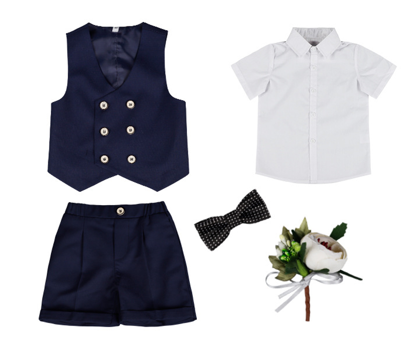 Noah’s 4 Piece Navy Summer Suit