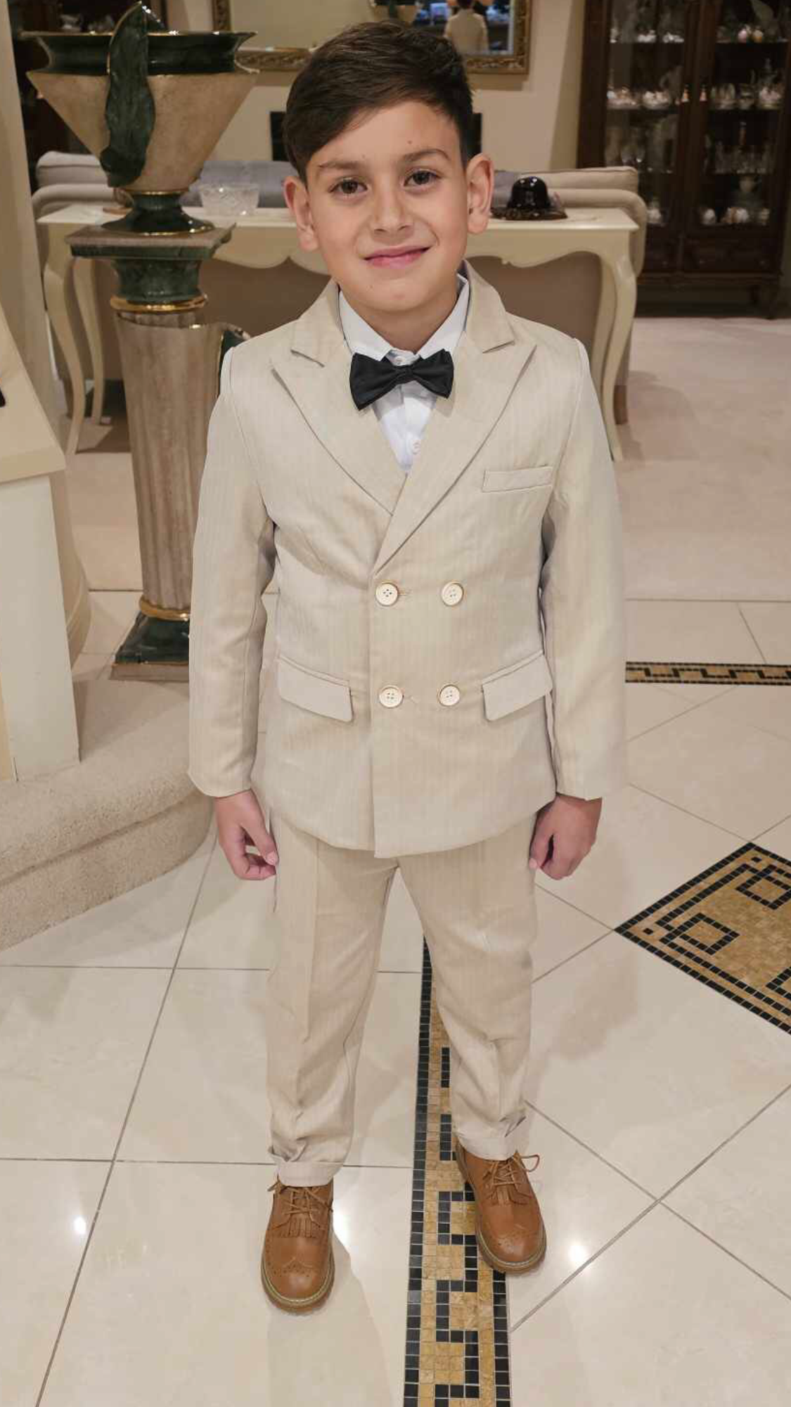 Luke’s 5 Piece Tan Suit Set