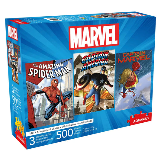 Marvel 500pc X 3 Puzzle Set