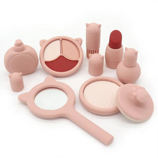 Pink Silicone Make Up Set
