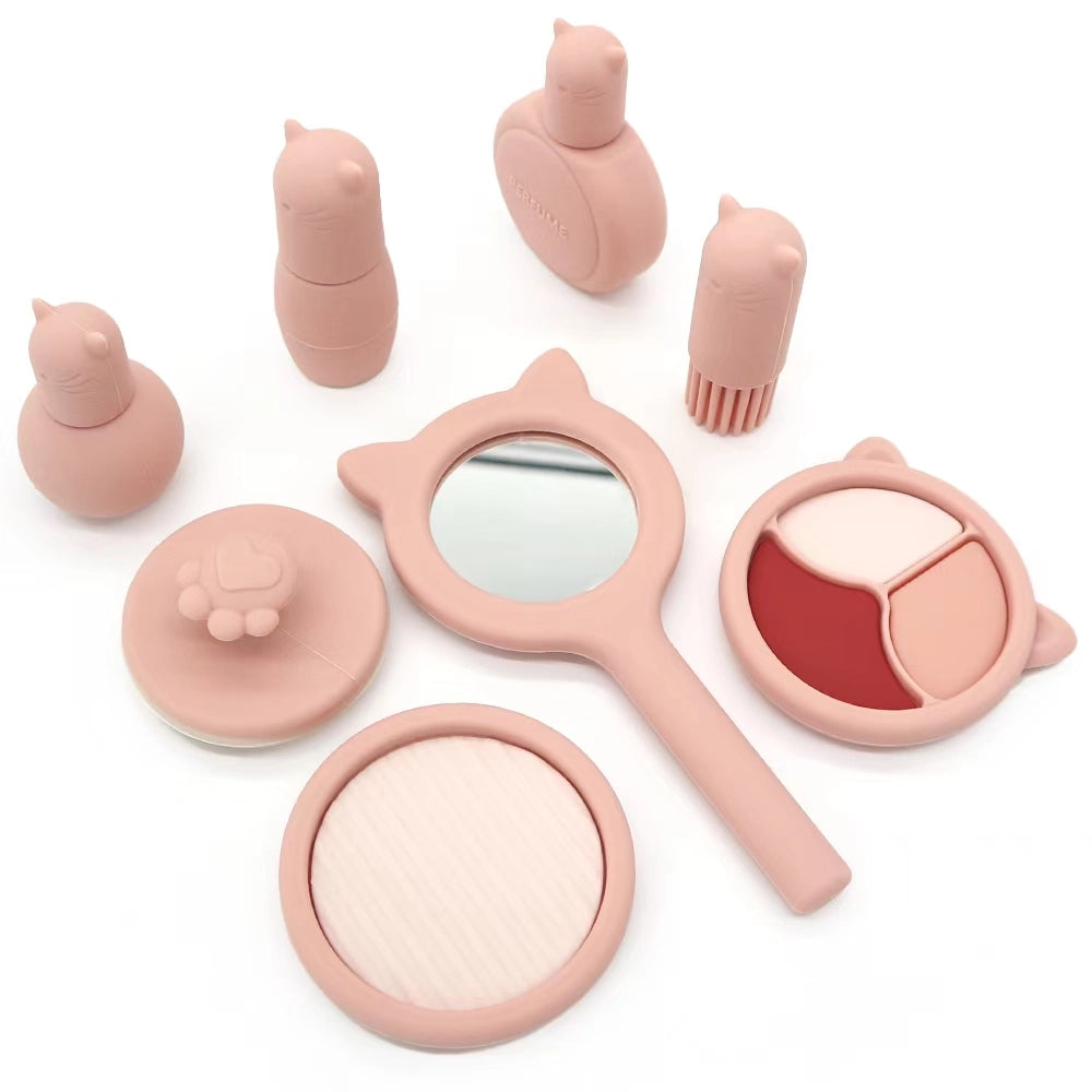 Pink Silicone Make Up Set