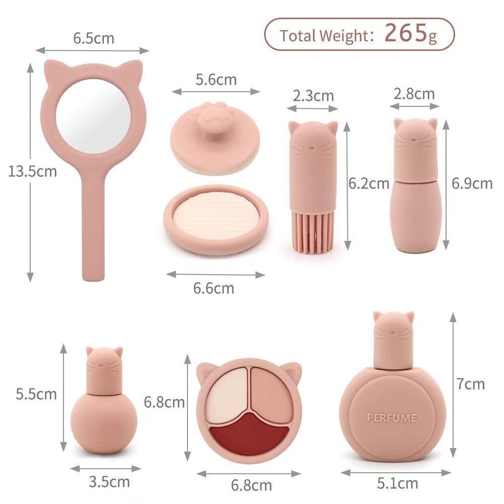 Pink Silicone Make Up Set