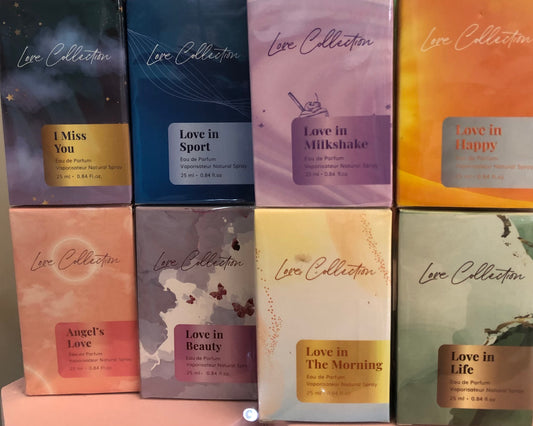 Love In A Bottle Natural Perfume Collection