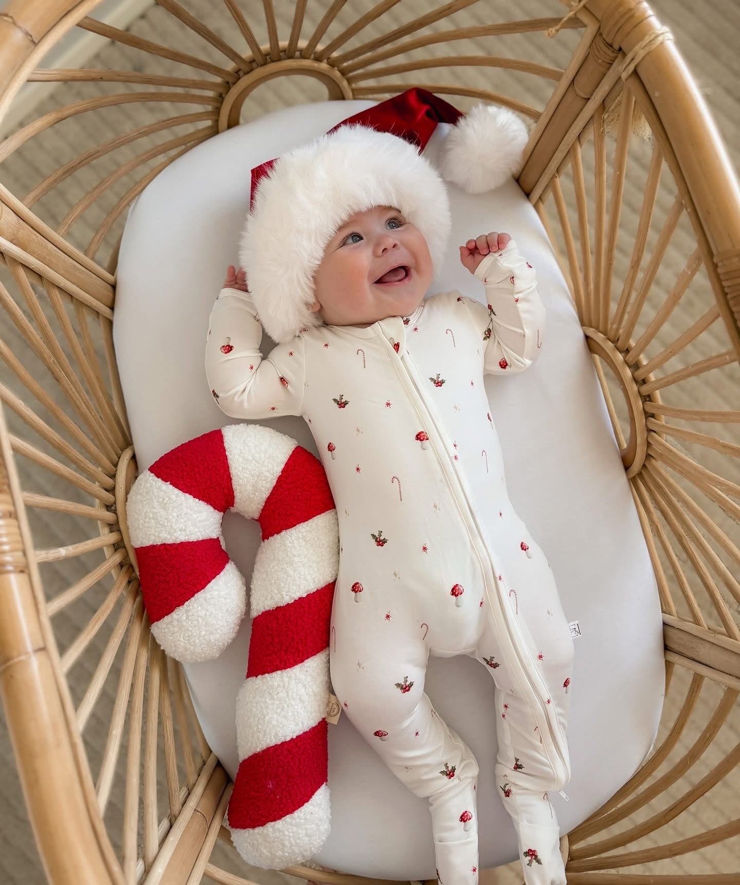 Woodland Christmas Bamboo/Organic Cotton Growsuit
