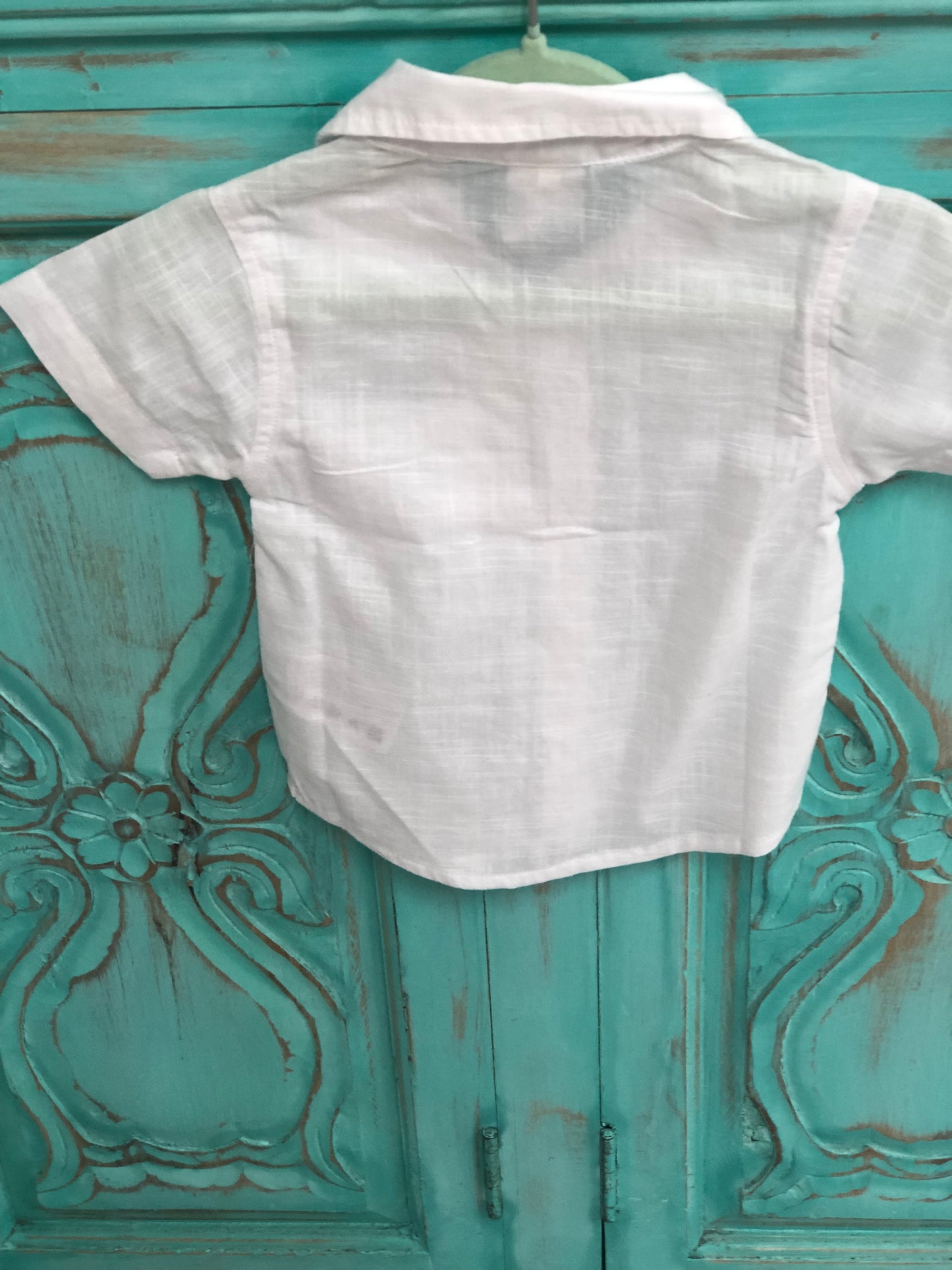 Korango Short Sleeve White Shirt