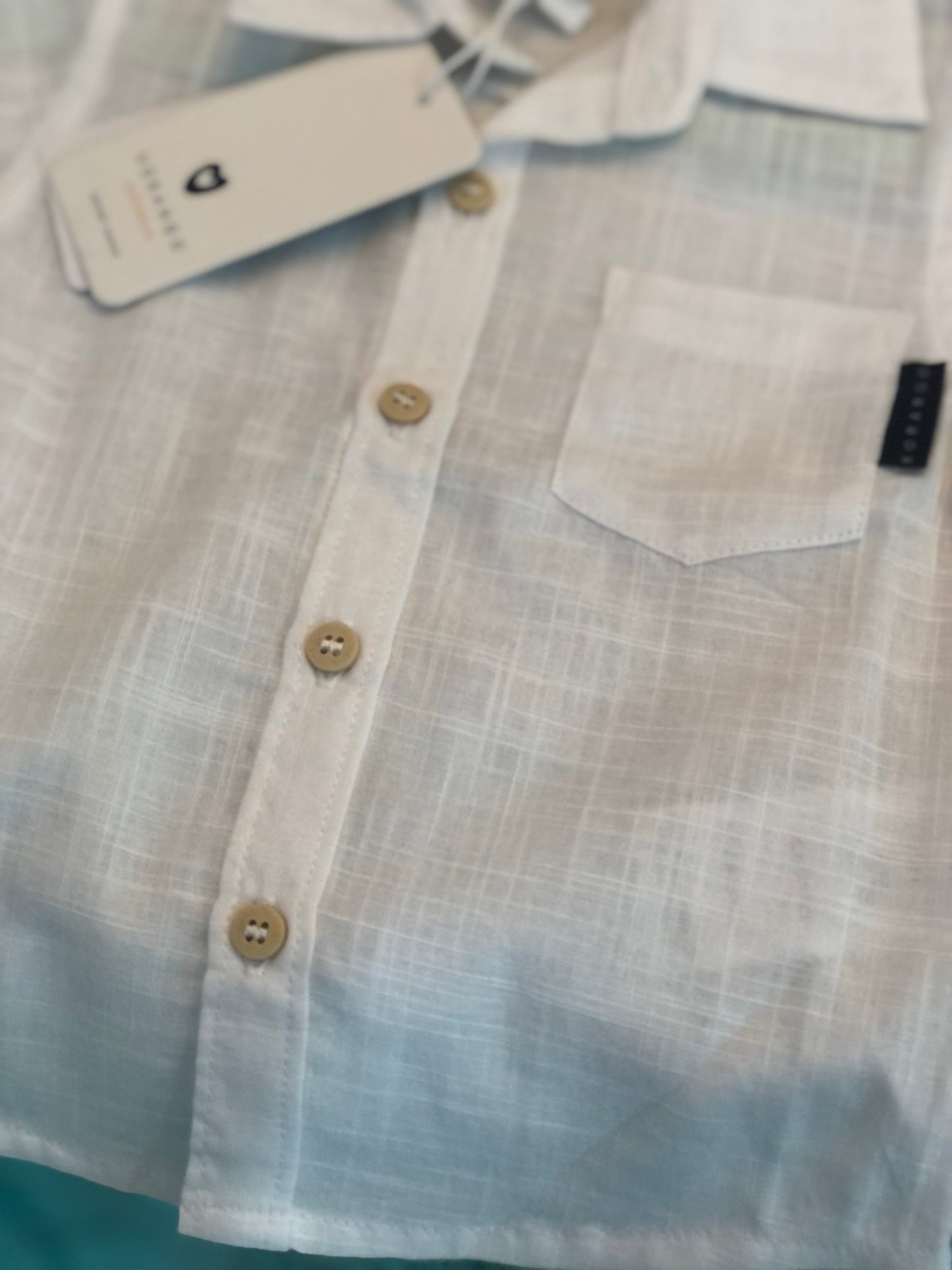 Korango Short Sleeve White Shirt