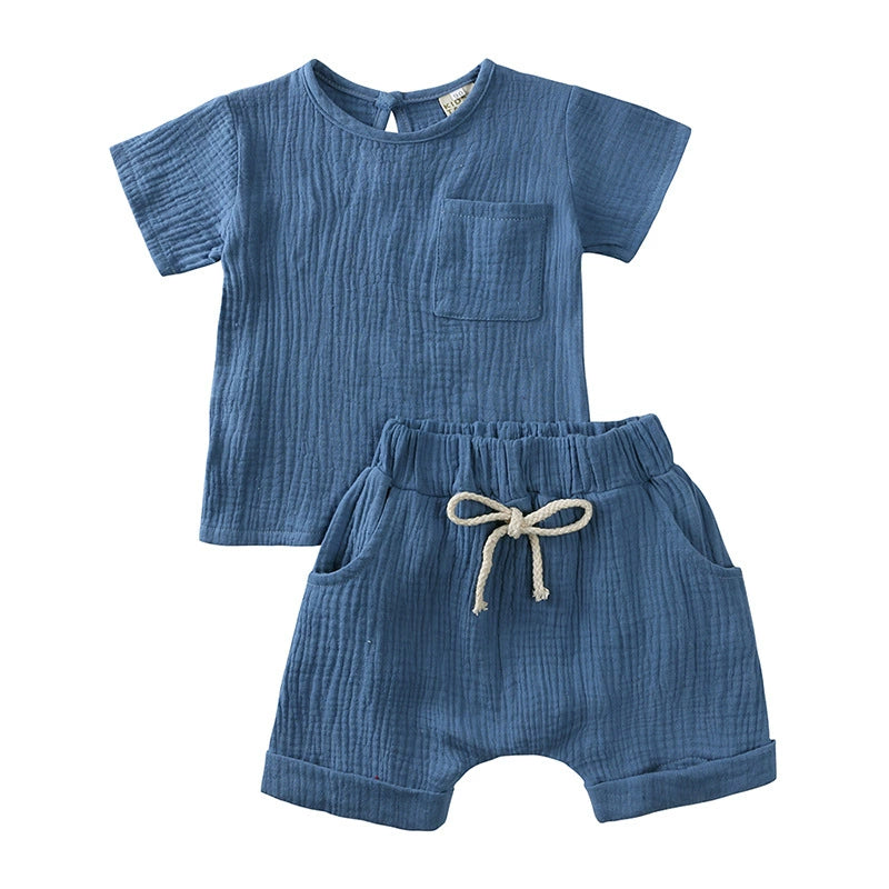 Alex’s 2 piece cotton muslin outfit