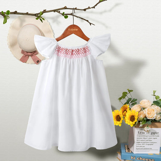 Summer Christmas Photo Smocked Dress