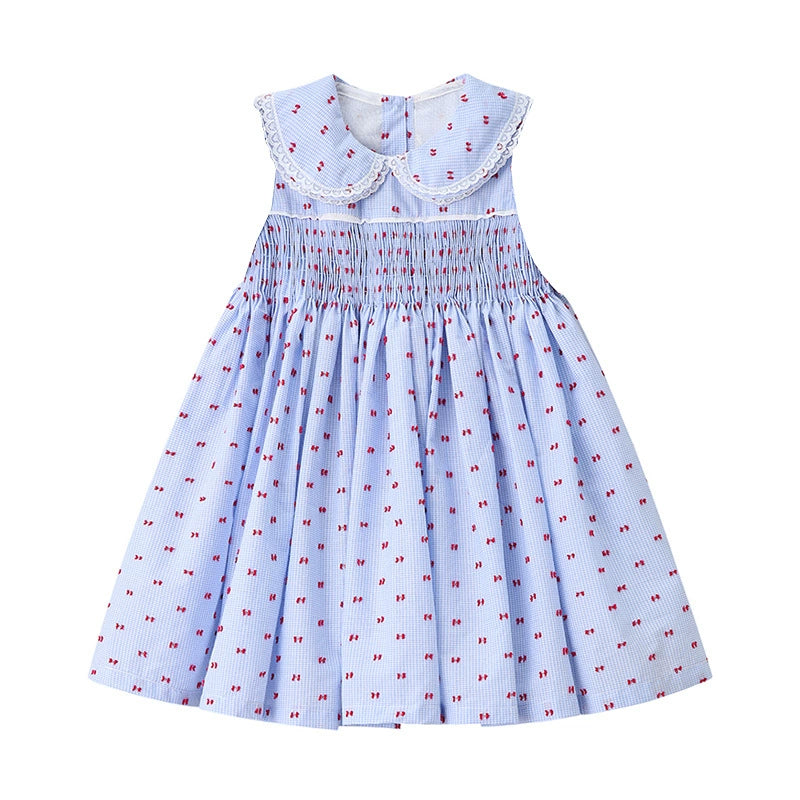 Blue Smocked Dress